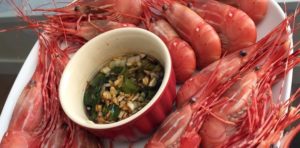 spot prawns