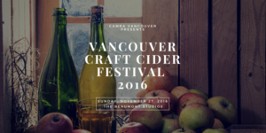 Vancouver Craft Cider Festival