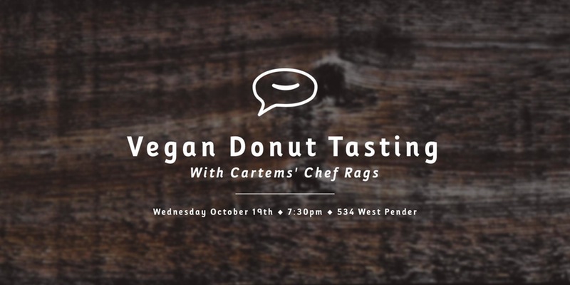 vegan donut tasting