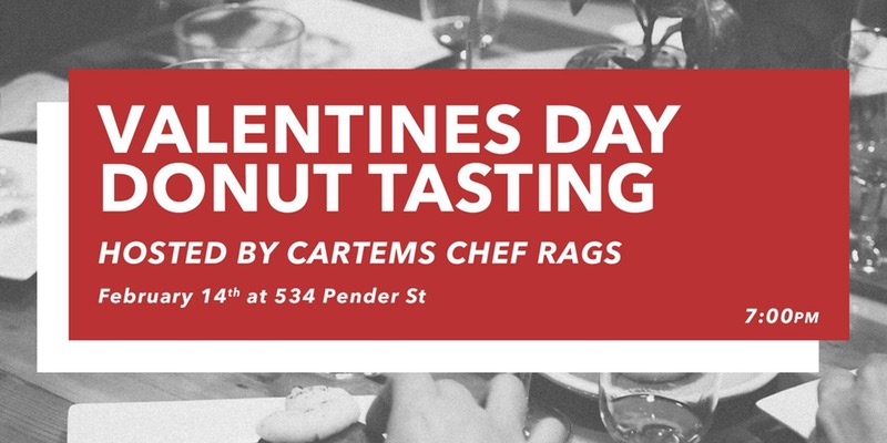 valentine's donut tasting