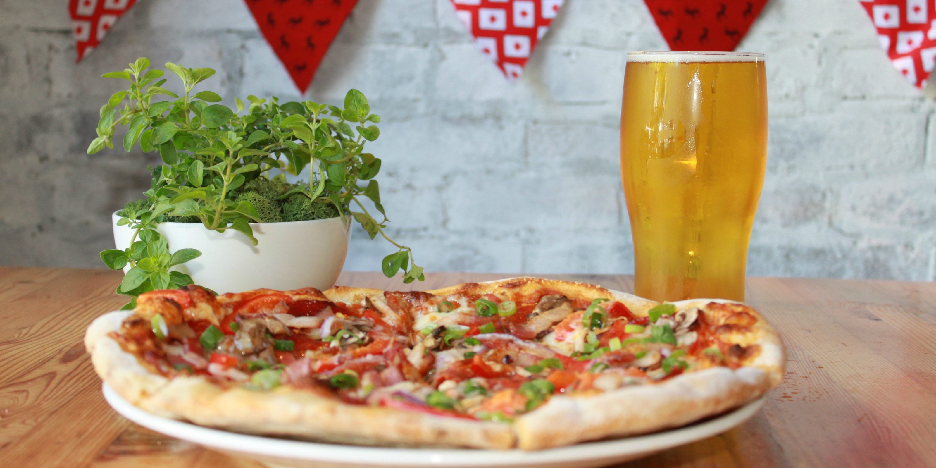 Canada Day Pizza